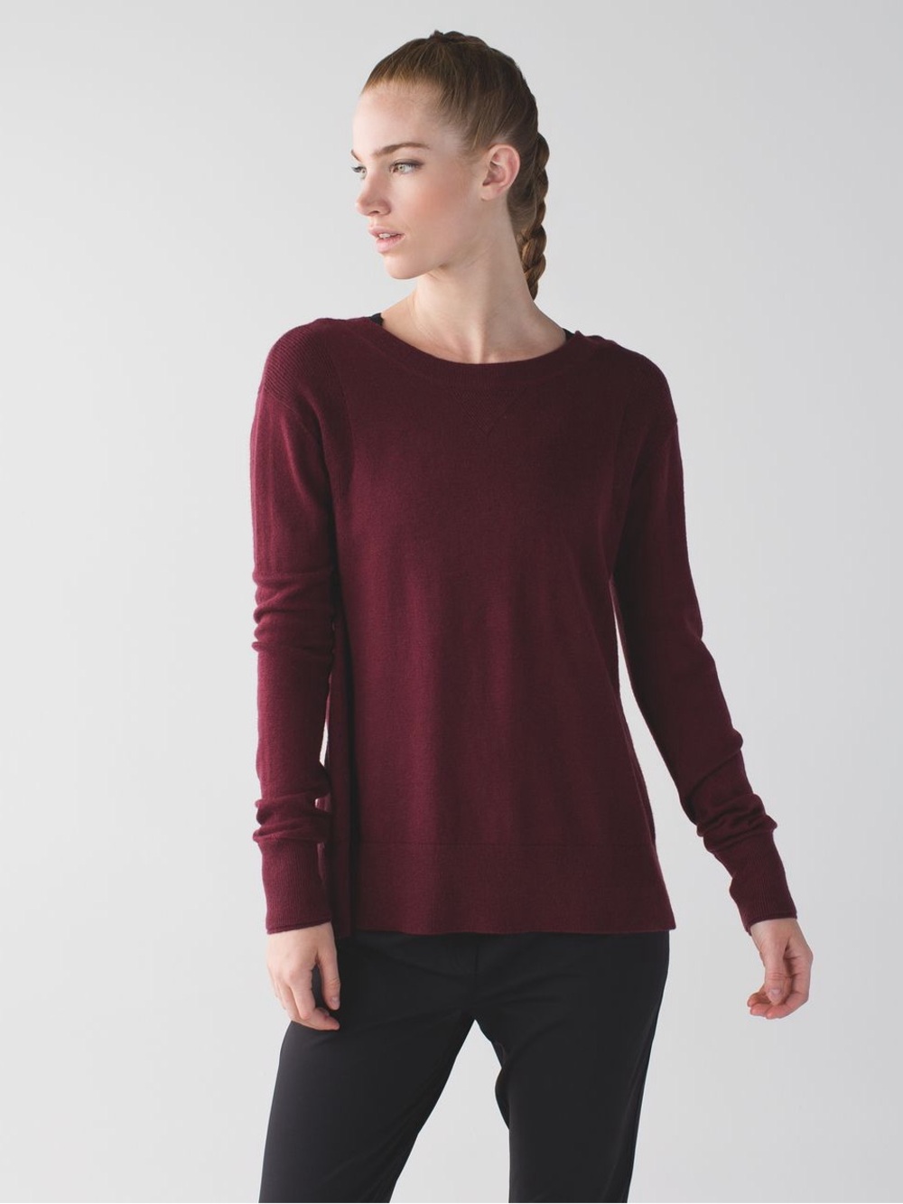 lululemon athletica Sunset Savasana Pullover Wine Berry